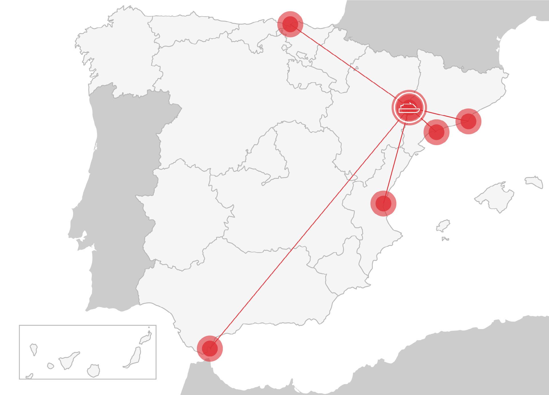 Mapa serveis marítims Tassa